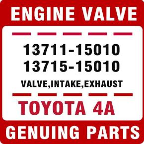 Engine Valve Intake Valve 13711-15010 13715-15010 for toyota  corolla